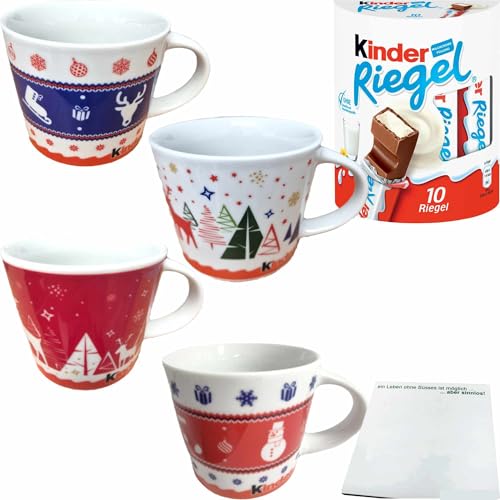 usy Bundle für kinder Weihnachtasse ohne Motivwahl mit kinder Schokolade (1x Tasse + 210g Riegel Packung) + usy Block von usy
