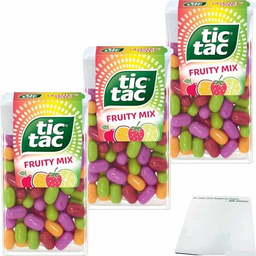 usy Bundle für tic tac Fruity Mix 3er Pack (3x54g Dose) + usy Block von usy