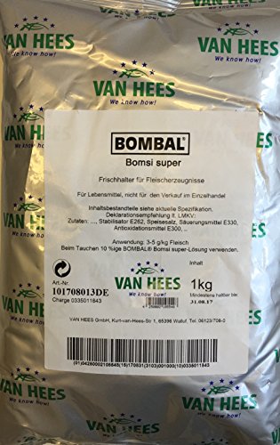 1 kg Van Hees Aufschnitt Pök und Kochwurst Umrötehilfsmittel für Brüh- Roh 