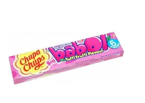 Kidzbuzz Chupa Chups Big Babol (Tutti Frutti Bubblegum), 28 g, 20 Stück von vapewaves
