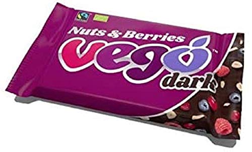 vego Chocolate Zartbitterschokolade "Vego" mit Nüssen & Beeren, vegan (85 g) - Bio von vego Chocolate