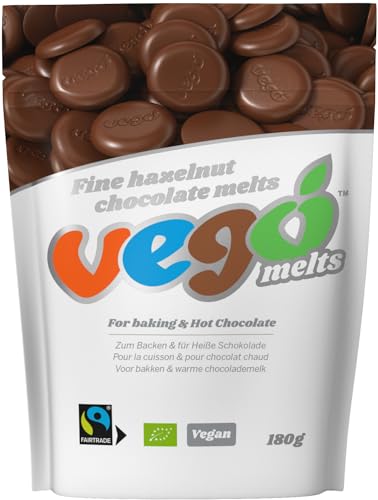 vego Bio Vego Fine Hazelnut Chocolate Melts (2 x 180 gr) von vego