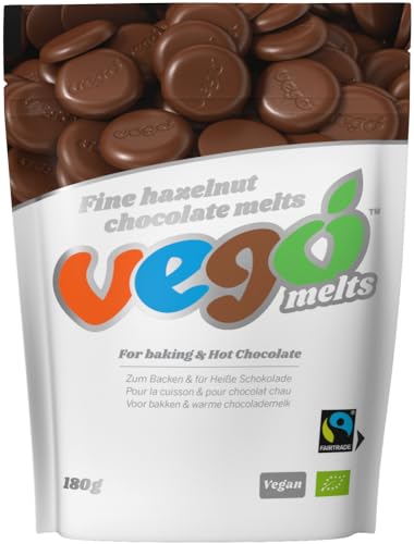 vego Bio Vego Fine Hazelnut Chocolate Melts (2 x 180 gr) von vego