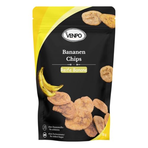 Venpo Bananenchips, Reife bananen chips, Indian snack, Banane Geschmack, knuspriger Snack Venpo Bananenchips, Reife bananen chips, Indian snack, Banane Geschmack, knuspriger Snack von venpo