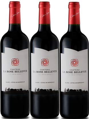 Blaye - Cétes de Bordeaux rot - schloss la rose bellevue 2020 AOC, 3 x 75cl. von VINACCUS