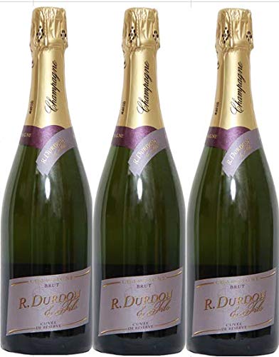 Champagner brut Durdon"Cuvée Résevre", Ernte - Handhabung, 3 x 75cl. von VINACCUS