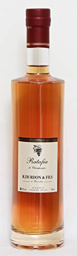 Echte Champagner Ratafia 18% vol, typische Champagner-Aperitifs, 1 Flasche 70cl. von vinaccus