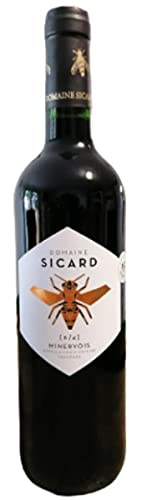 Rotwein Minervois 6/4 Feld Sicard 2020 AOP, von 1 Flasch. von vinaccus