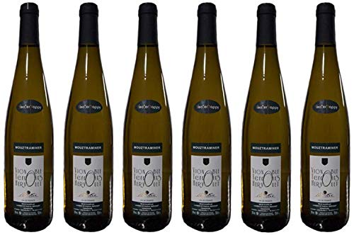 Gewurztraminer, Mouztraminer, 2022 trocken Weißwein, aromatisch, 6 X 75 cl. von VINACCUS