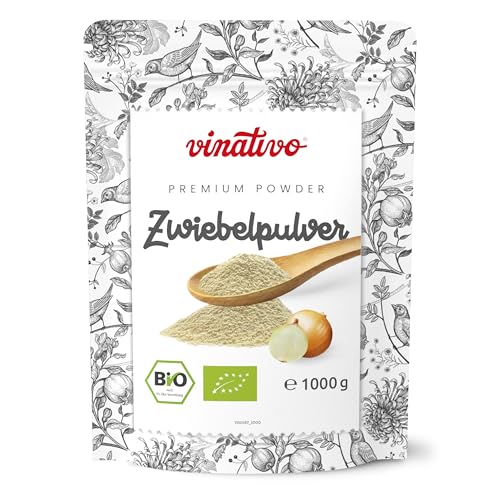 vinativo Zwiebelpulver BIO fein granuliert - 1kg – Zwiebel gemahlen – Bio-Qualität – aus kontrolliert biologischem Anbau vinativo Zwiebelpulver BIO fein granuliert - 1kg – Zwiebel gemahlen – Bio-Qualität – aus kontrolliert biologischem Anbau von vinativo