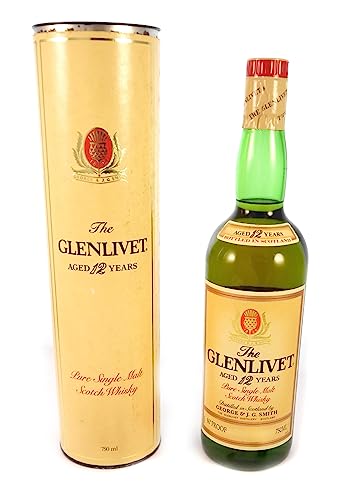 The Glenlivet 12 year old Malt Whisky bottled 1980's USA Import in einer Geschenkbox, 1 x 700ml von vintage wine gifts