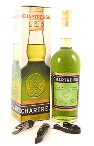 Bottling Green Chartreuse (700ml) Original Box, da zu 3 Weinaccessoires, 1 x 700ml von vintagewinegifts