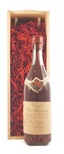 Grand Bas Armagnac Domaine de Remazeilles 100cls in einer Geschenkbox, da zu 3 Weinaccessoires, 1 x 1000ml von vintagewinegifts
