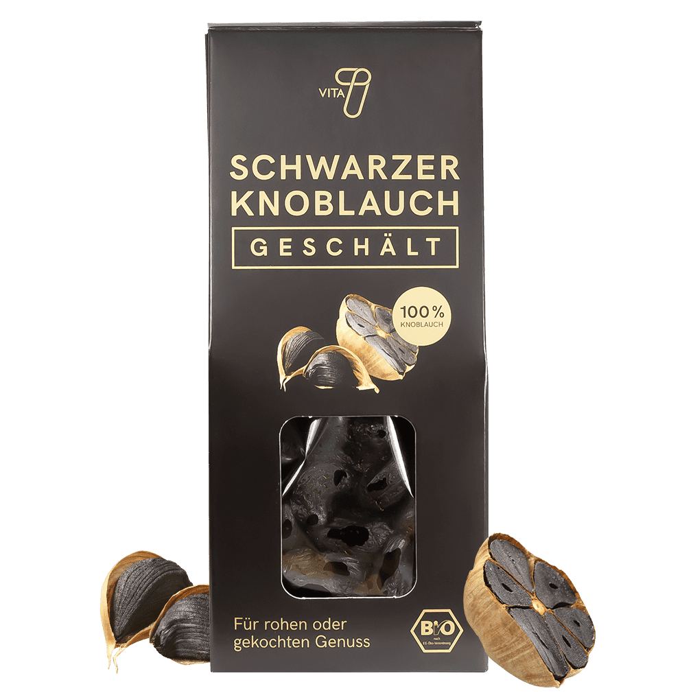 Bio Schwarzer Knoblauch, geschält, 80g Bio Schwarzer Knoblauch, geschält, 80g von vita7