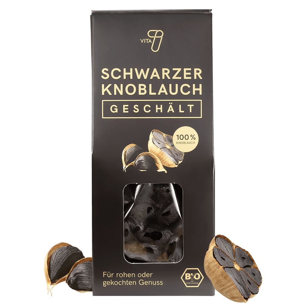 Bio Schwarzer Knoblauch, geschält, 80g von vita7