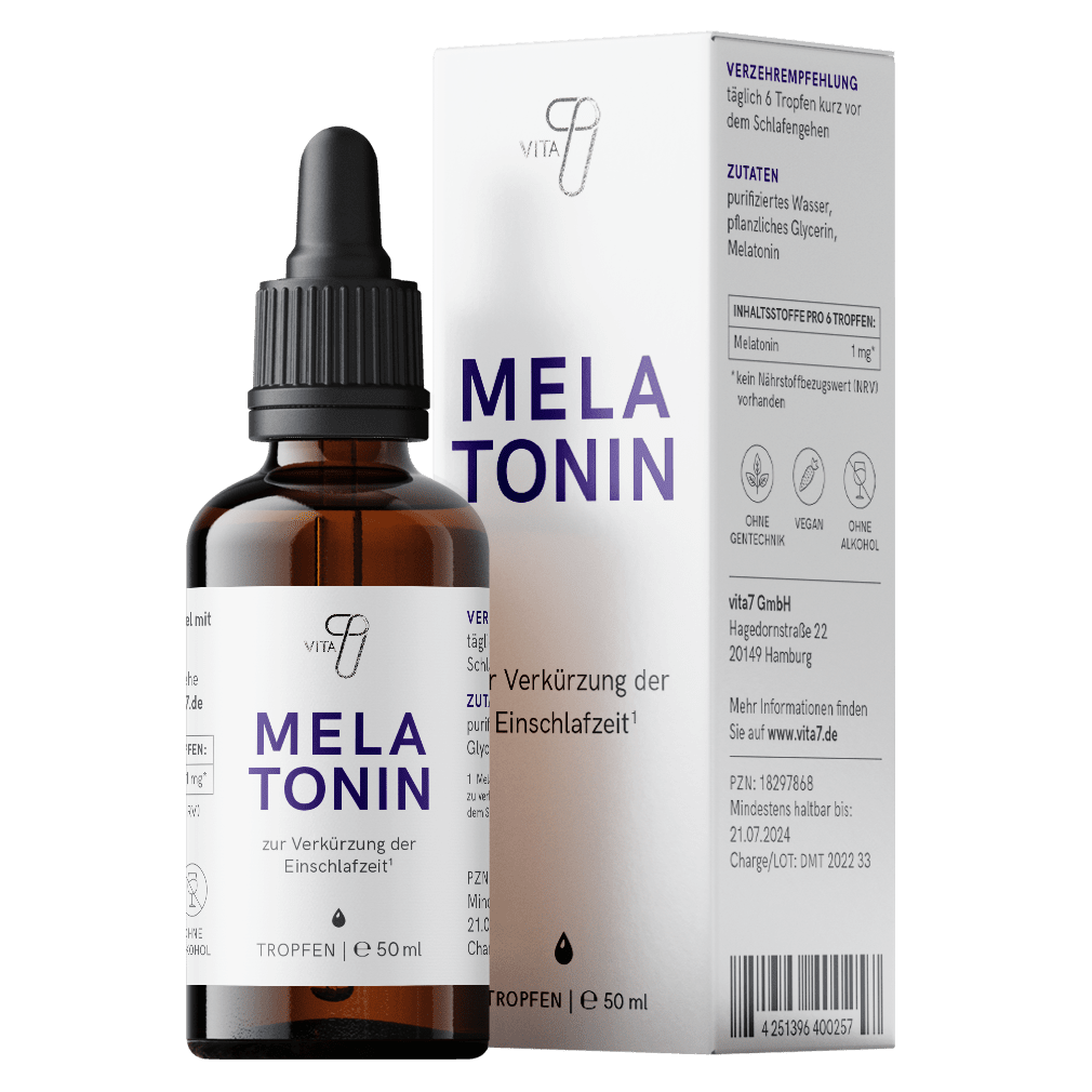 Melatonin Tropfen, 50 ml Melatonin Tropfen, 50 ml von vita7
