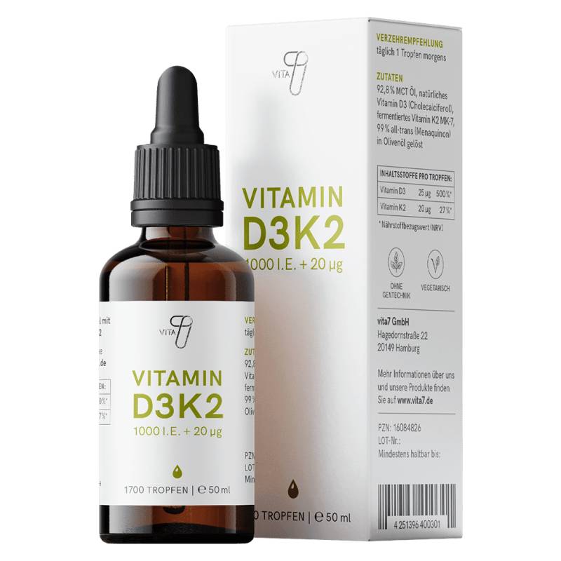 Vitamin D3K2 Tropfen MHD 24.01.2024 von vita7