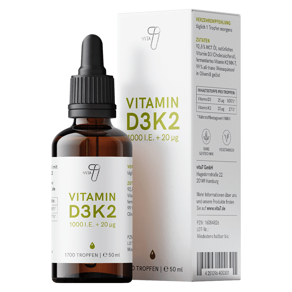 Vitamin D3K2 Tropfen Vitamin D3K2 Tropfen von vita7