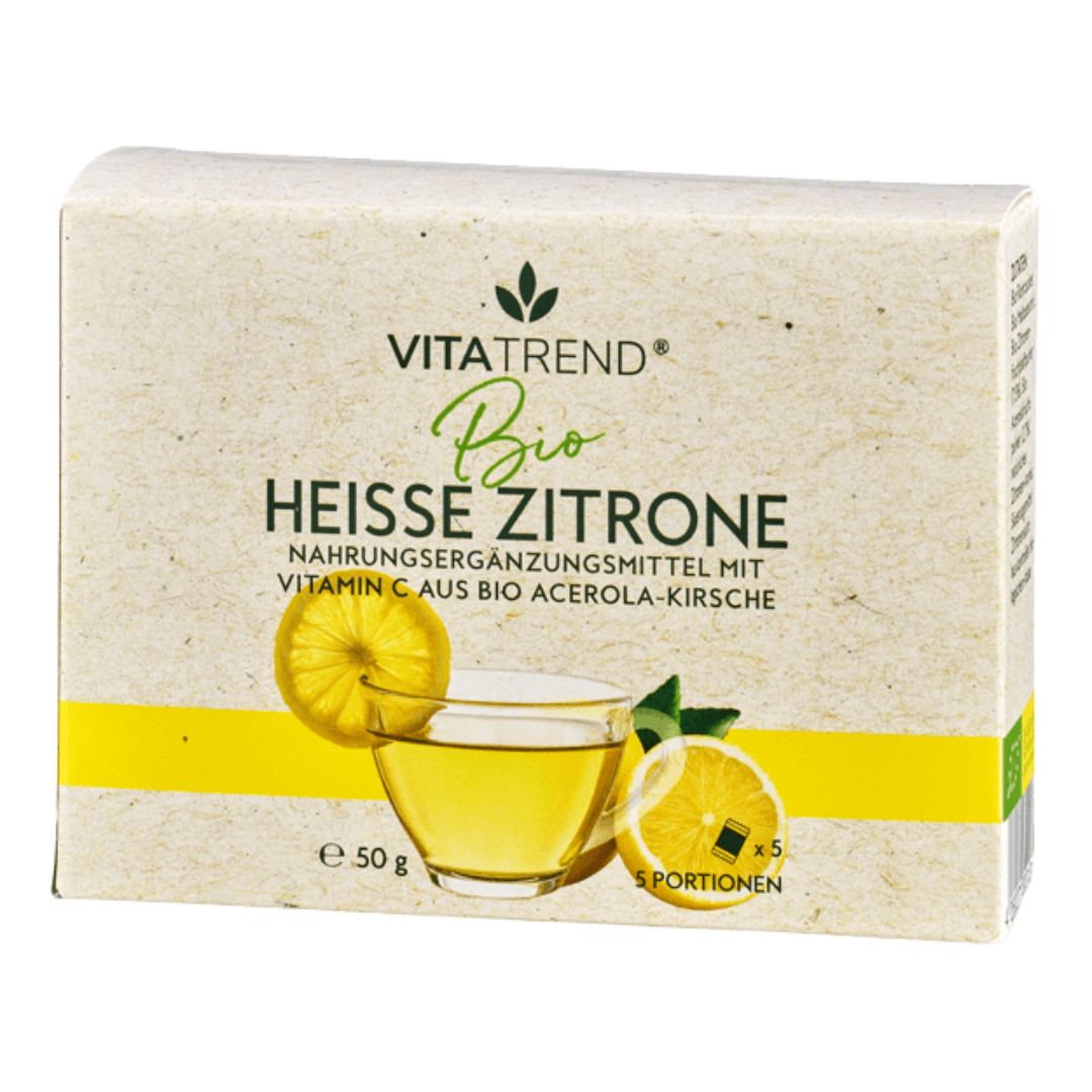 Bio Heisse Zitrone, 15x 10 g Packung Bio Heisse Zitrone, 15x 10 g Packung von vitatrend