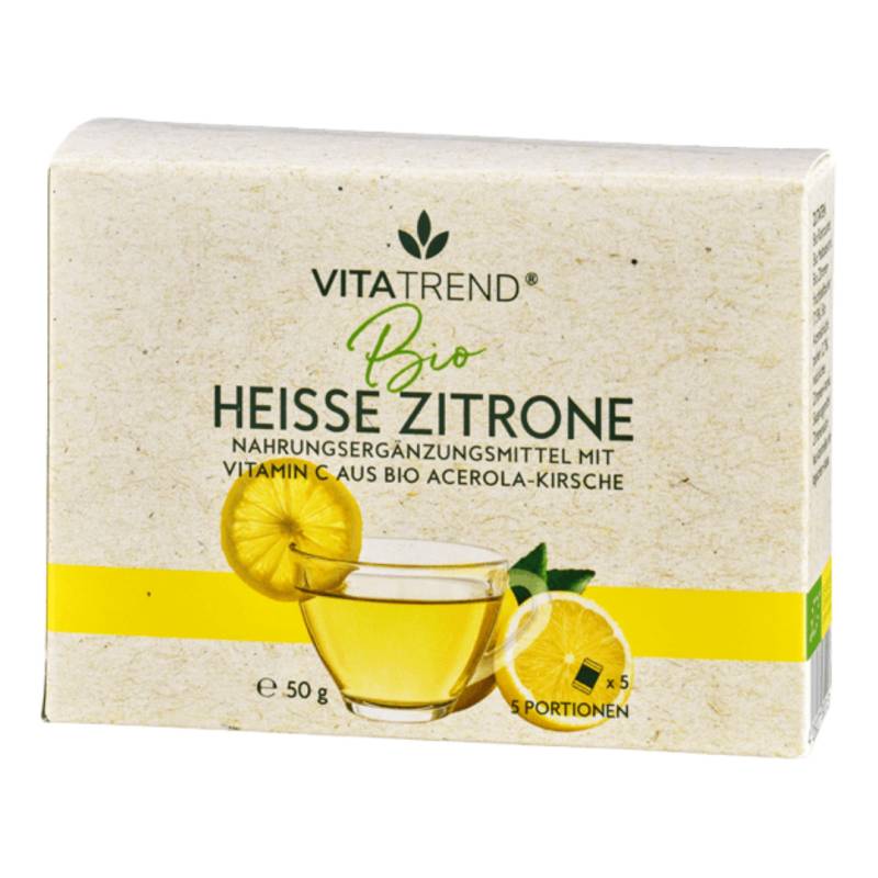 Bio Heisse Zitrone, 15x 10 g Packung von vitatrend