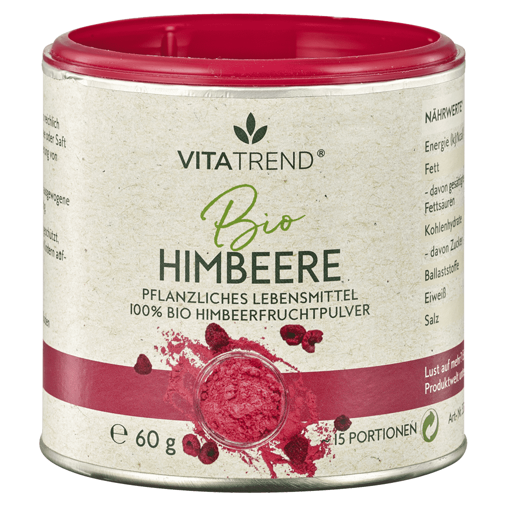 Bio Himbeer Pulver von vitatrend