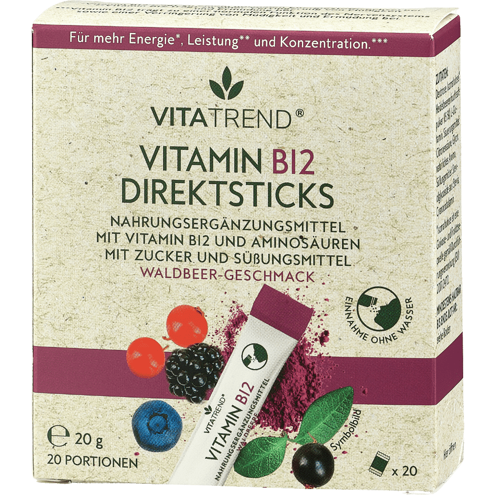 Vitamin B12 Direktsticks Vitamin B12 Direktsticks von vitatrend