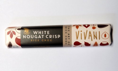 35g Vivani White Nougat Crisp - Riegel - von Vivani