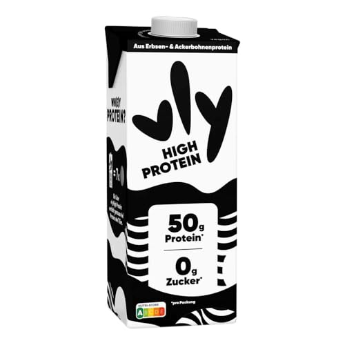 Vly Erbsenproteindrink, High Protein, 1L (12) von vly