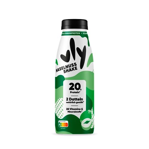 vly Haselnuss 400 ml Flasche - Veganer Nuss Drink + 20g Protein ohne Zuckerzusatz | Proteinreich & kalorienarm aus Pflanzenprotein Haselnussdrink Milchalternative Eiweiß Proteindrink vly Haselnuss 400 ml Flasche - Veganer Nuss Drink + 20g Protein ohne Zuckerzusatz | Proteinreich & kalorienarm aus Pflanzenprotein Haselnussdrink Milchalternative Eiweiß Proteindrink von vly