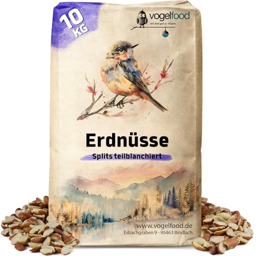 10 KG teilblanchierte Erdnusssplits Erdnüsse Splits, halbe und ganze Erdnüsse mit und ohne Haut 10 KG teilblanchierte Erdnusssplits Erdnüsse Splits, halbe und ganze Erdnüsse mit und ohne Haut von vogelfood wir sind gut zu Vögeln