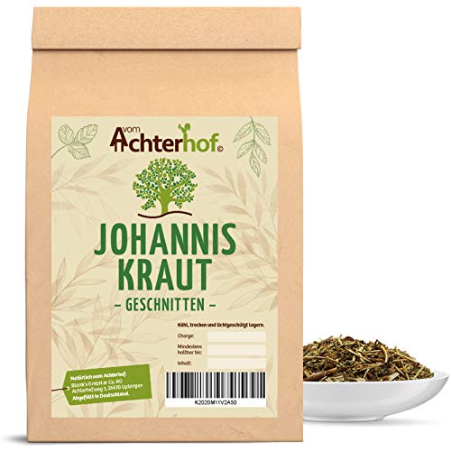 1 kg Johanniskraut geschnitten Johanniskraut-Tee Kräutertee natürlich vom-Achterhof von vom-Achterhof