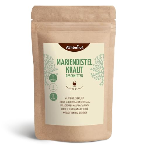 1 kg Mariendistelkraut geschnitten Mariendistel-Tee Kräuter-Tee vom-Achterhof von vom-Achterhof