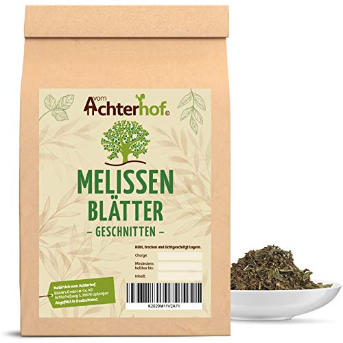 Melissenblätter 1000g | Melissenblätter getrocknet und geschnitten | ideal für Saucen, Dips, Suppen, Gemüse- / Fleischgerichte, Tees, Raumduft & Co. | naturrein | vom Achterhof von vom-Achterhof