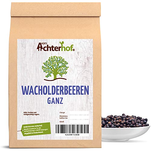 1 kg Wacholderbeeren ganz Wacholder natürlich vom-Achterhof Gewürze von vom-Achterhof