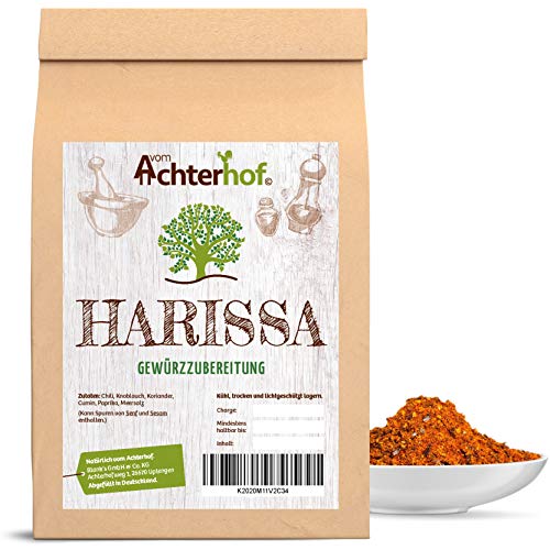 100 g Harissa Gewürzmischung Gewürzzubereitung nordafrikanische Spezialität auch zur Herstellung einer Gewürzpaste von vom-Achterhof