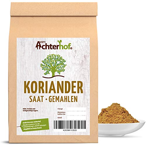 Koriander gemahlen 100g | fein gemahlene Koriandersaat | würzig, nussig und leicht süßlich im Geschmack | Korianderpulver | vom Achterhof von vom-Achterhof