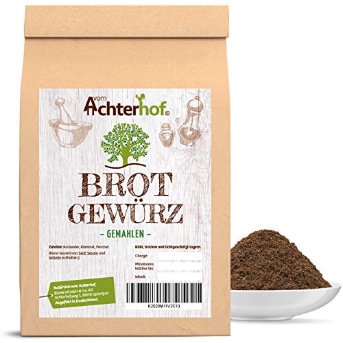 250g Brotgewürz Brot Gewürz gemahlen - ohne Geschmacksverstärker, ohne künstliche Zusatzstoffe von vom-Achterhof