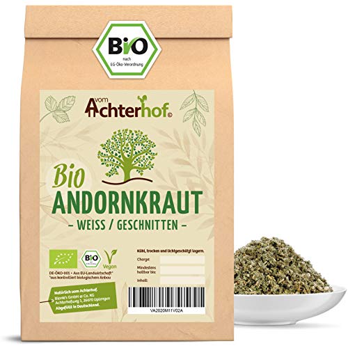 Andorn Tee BIO | 100g | Andornkraut weiß geschnitten lose | 100% Andorntee ohne Zusätze | vom Achterhof von vom-Achterhof