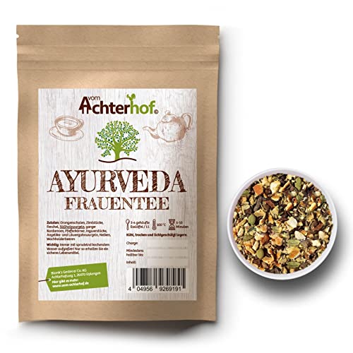 Ayurveda Frauentee 250g | aromatische Kräutertee und Gewürztee Mischung | lose Tee Kräuter | Ayurveda Tee | vom Achterhof von vom-Achterhof