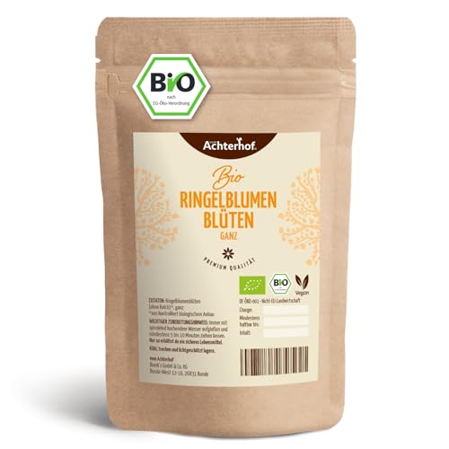 BIO Ringelblumenblüten | 500 g | ohne Kelch | Ringelblumentee vom-Achterhof Tee Kräuter von vom-Achterhof