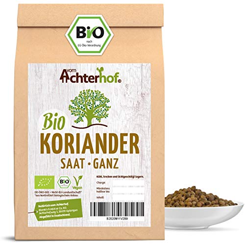 Bio-Koriander-Samen ganz (100g) Bio Koriandersaat vom-Achterhof Koriandersamen coriander organic von vom-Achterhof