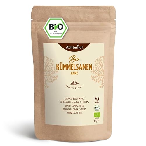 Bio Kümmel ganz echt (1kg) Kümmelsamen Kümmeltee vom-Achterhof Kümmelsaat Caraway Whole Organic von vom-Achterhof