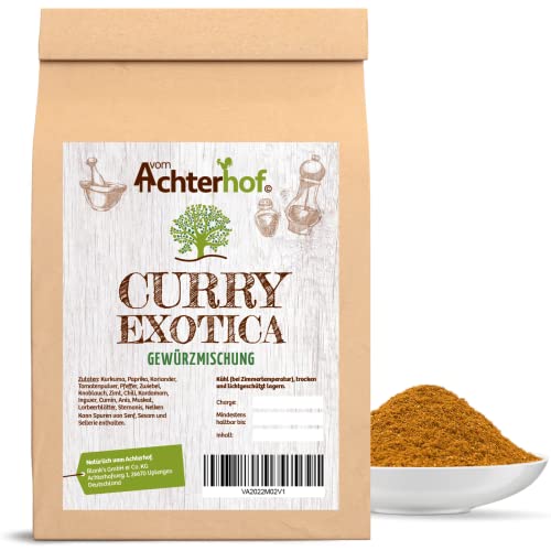 Curry Exotica Gewürzmischung 250g | exotische Curry-Gewürzmischung| mit Kurkuma, Paprika, Koriander, Ingwer, Chili & mehr | vom Achterhof von vom-Achterhof