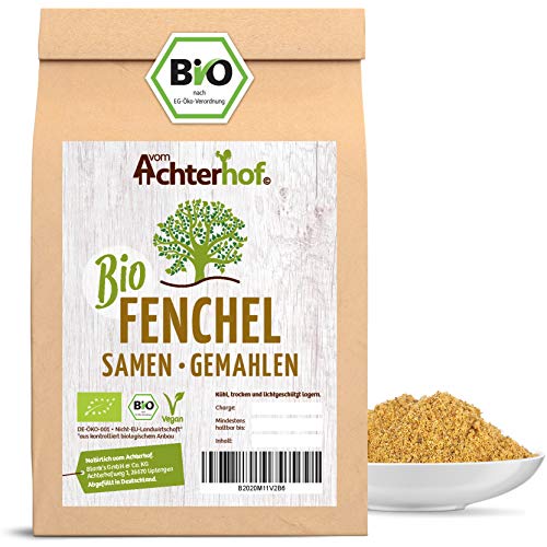 Fenchel gemahlen Bio 250g | gemahlene Fenchel Samen | Fencheltee | milder, süßlicher Geschmack | vom Achterhof von vom-Achterhof