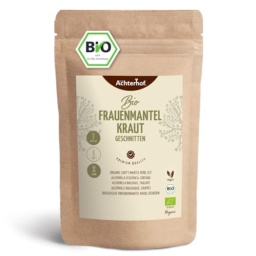 Frauenmantelkraut Bio 100g | Frauenmantel Tee getrocknet und geschnitten | aus kontrolliert biologischem Anbau | naturrein - ohne Zusätze | vom Achterhof von vom-Achterhof