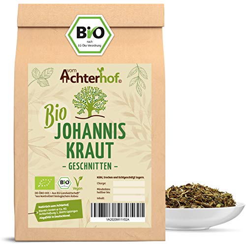 Johanniskraut Tee Bio (100g) Johanniskrauttee aus kontrolliert biologischen Anbau vom-Achterhof von vom-Achterhof