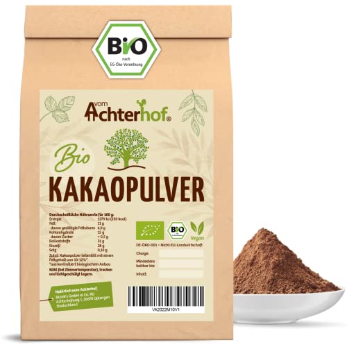 Kakao Pulver Bio 1000g | Edel-Kakaopulver der Criollo-Sorte mit feinstem Aroma | naturbelassen | vom Achterhof von vom-Achterhof