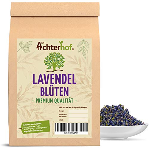 Lavendelblüten getrocknet 250g | original französischer Lavendel der Provence | Neue Ernte | Lavendel 100% natürlich - Lebensmittelqualität | vom Achterhof von vom-Achterhof