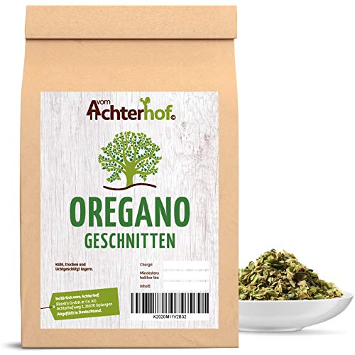 Oregano geschnitten 1000g | Oregano getrocknet und gerebelt | italienische Kräuter | Oreganoblätter zum Würzen | Premium Gewürz | vom Achterhof von vom-Achterhof