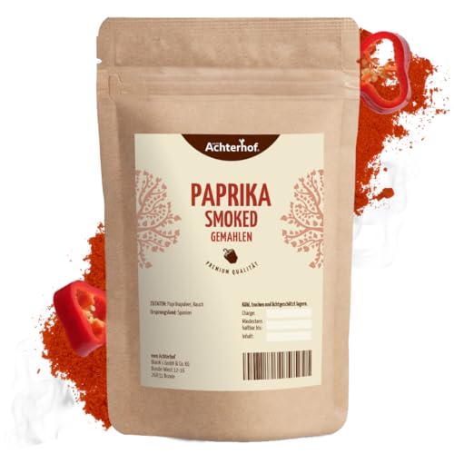 Paprika smoked (500g) süß geräuchert Paprikapulver original spanisch Pimenton de la Vera vom-Achterhof von vom-Achterhof